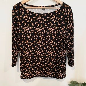 Ann Taylor polka dot blouse